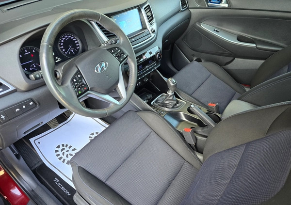 Hyundai Tucson cena 66999 przebieg: 168841, rok produkcji 2015 z Łęczna małe 781